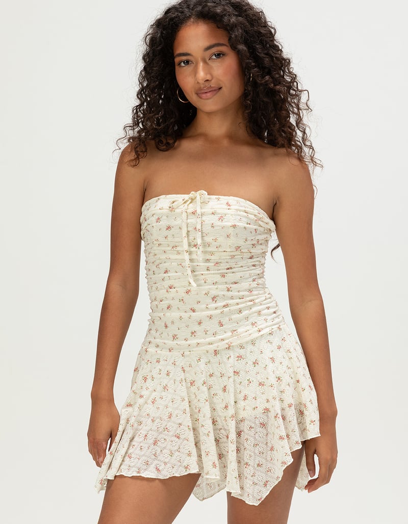 RSQ Womens Floral Tube Dress image number 1