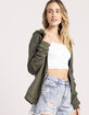TILLYS Womens Oversized Zip-Up Hoodie image number 3
