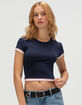 TILLYS Double Layer Womens Tee image number 1
