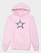 STAR Zebra Outline Unisex Kids Hoodie image number 1
