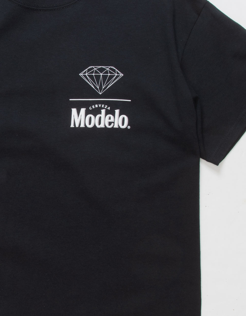DIAMOND SUPPLY CO. x Modelo Stacked Mens Tee image number 3