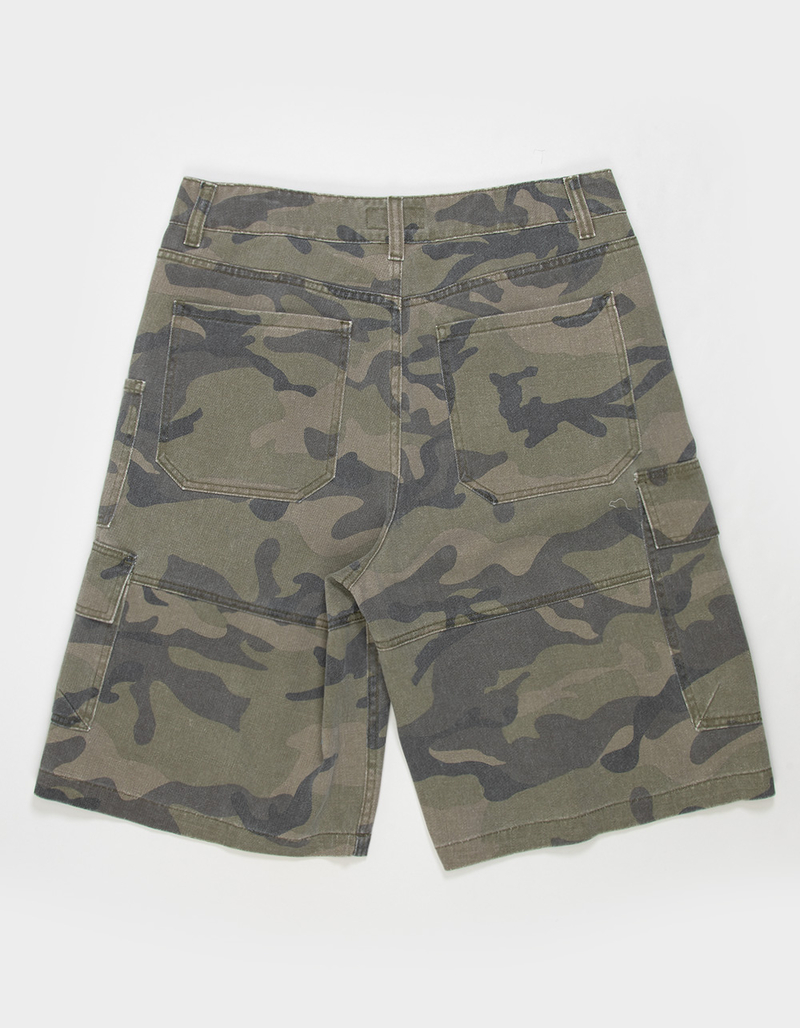 RSQ Mens Baggy Twill Cargo Jorts image number 6