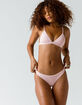 FULL TILT Skimpy Dusty Pink Bikini Bottoms image number 4