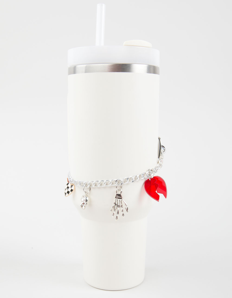 Punk Travel Tumbler Charm Bracelet Set image number 1