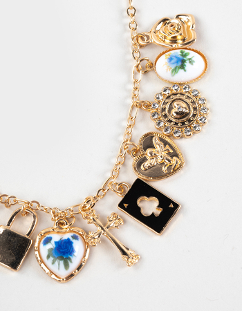 FULL TILT Heart/Locket/Cross Charm Necklace Alternative Image