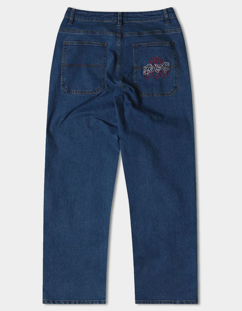FORMER Distend Mens Double Knee Baggy Jeans image number 1