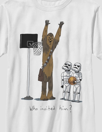 STAR WARS Chewie Basketball Unisex Kids Tee Alternative Image