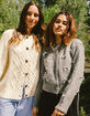 RSQ Womens Multi Bow Crewneck Cardigan image number 7