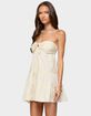 EDIKTED Safie Strapless Tiered Mini Dress image number 2