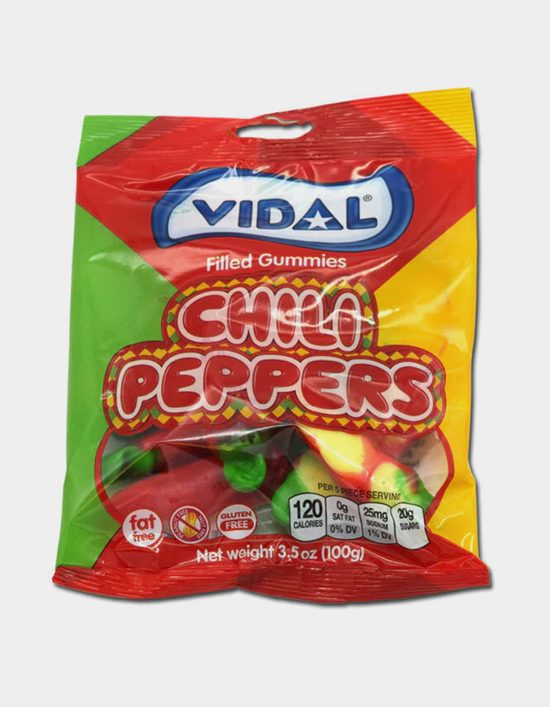 VIDAL Chili Peppers Filled Gummy Candy image number 0