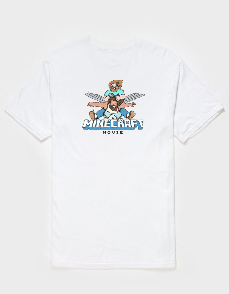 A MINECRAFT MOVIE Steve And Garrett Unisex Tee image number 0