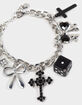 FULL TILT Cross/Star/Bow Charm Bracelet image number 2