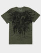 AFFLICTION Black Night Mens Tee image number 2