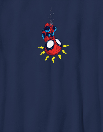 SPIDER-MAN Upside Down Unisex Kids Tee Alternative Image