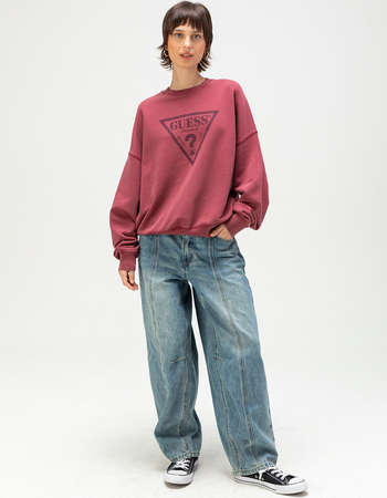 GUESS ORIGINALS Vintage Triangle Womens Crewneck Sweatshirt Alternative Image