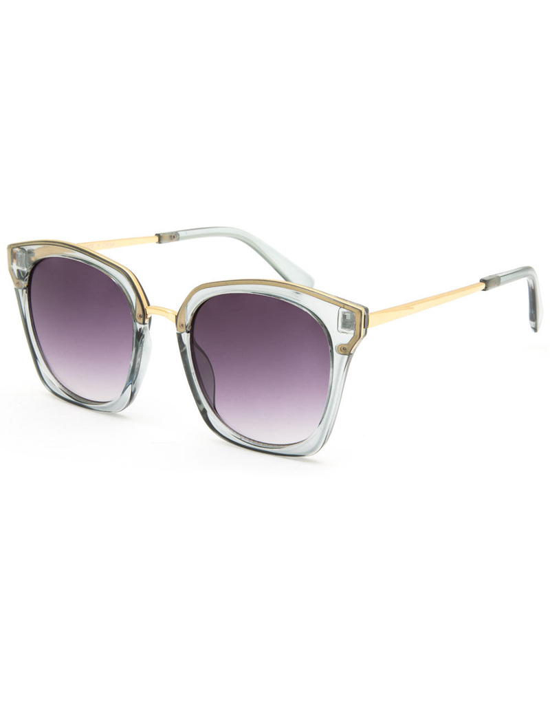 FULL TILT Emma Oversized Round Sunglasses image number 0