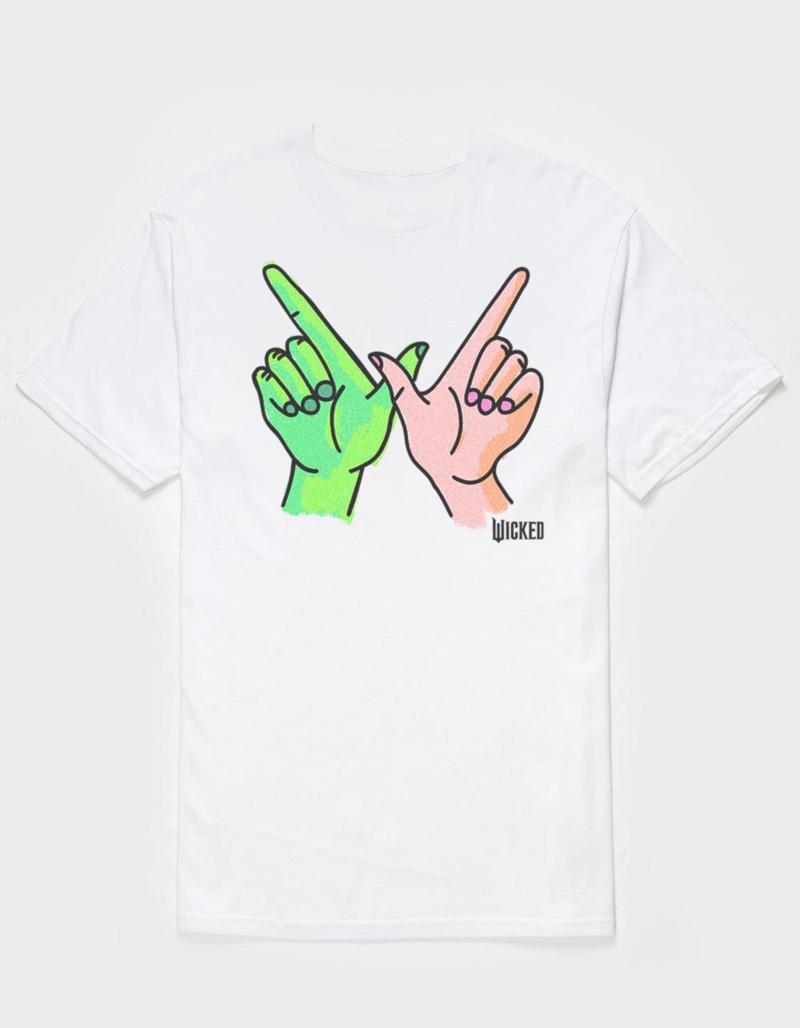 WICKED Green And Pink Hands Unisex Tee image number 0