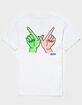 WICKED Green And Pink Hands Unisex Tee image number 1
