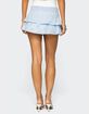EDIKTED Kayla Ruffled Eyelet Mini Skort image number 5