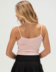 BOZZOLO Lace Trim Bow Womens Tank Top image number 4