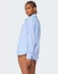 EDIKTED Lira Oversized Gingham Button Up Shirt image number 4