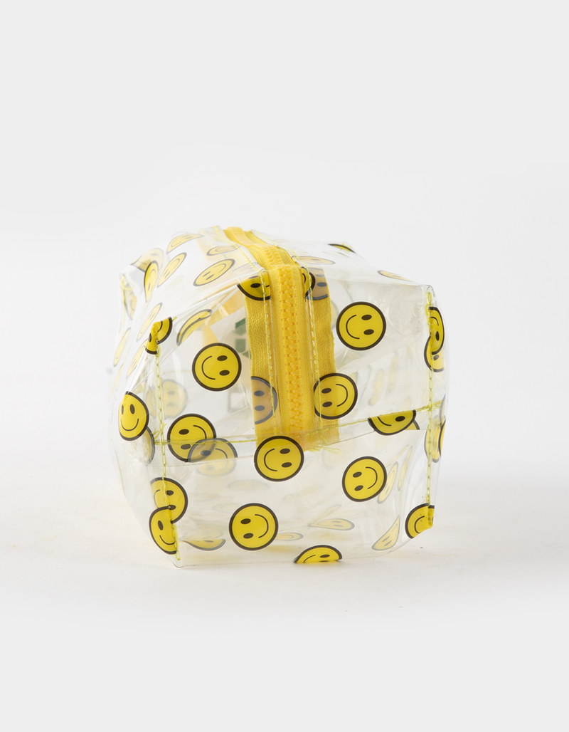 Clear Smiley Makeup Bag image number 1