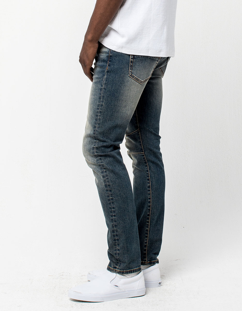 RSQ Seattle Knee Dart Mens Skinny Taper Stretch Jeans image number 3