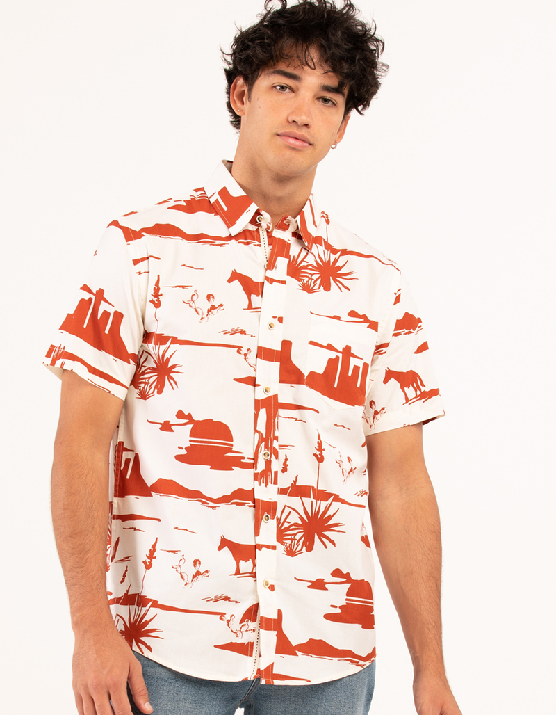 RSQ Western Mens Button Up Shirt image number 0