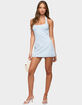 EDIKTED Zephie Striped Halter Mini Dress image number 4