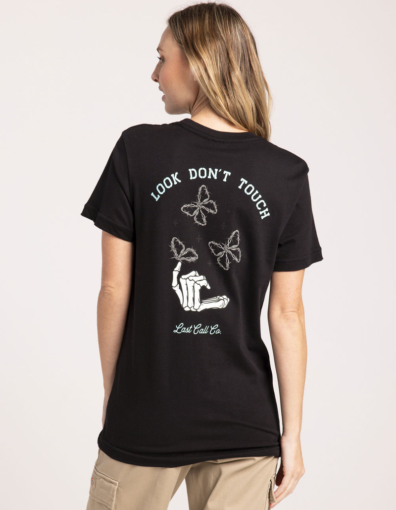 LAST CALL CO. Look Don't Touch Womens Tee image number 0