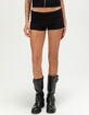 FULL TILT Womens Low Rise Micro Pull On Shorts image number 2
