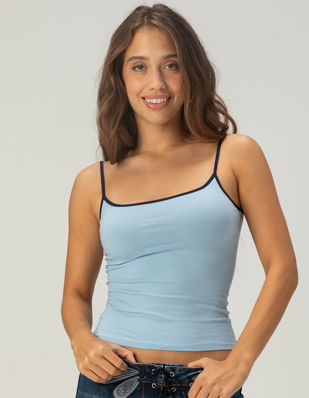 TILLYS Womens Basic Cami - BLUE COMBO | Tillys