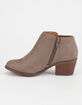 SODA Short Taupe Girls Booties image number 3