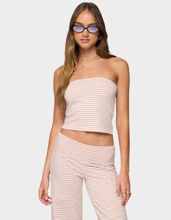 EDIKTED Lilah Striped Tube Top Primary Image