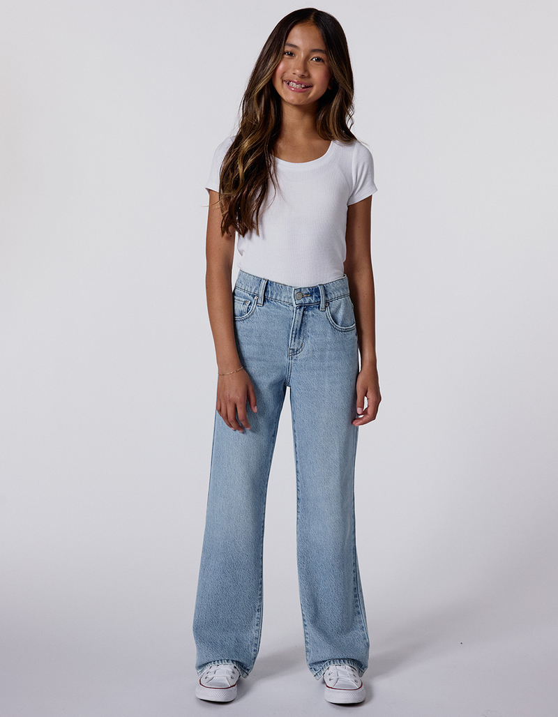 RSQ Girls High Rise Wide Leg Jeans image number 6