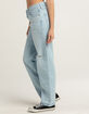 LEVI'S 94 Baggy Womens Jeans - Light Indigo Destructed image number 3