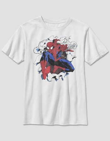 SPIDER-MAN Breakthrough Web Unisex Kids Tee Primary Image