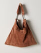 FREE PEOPLE Bobbi Slouch Suede Tote Bag image number 2