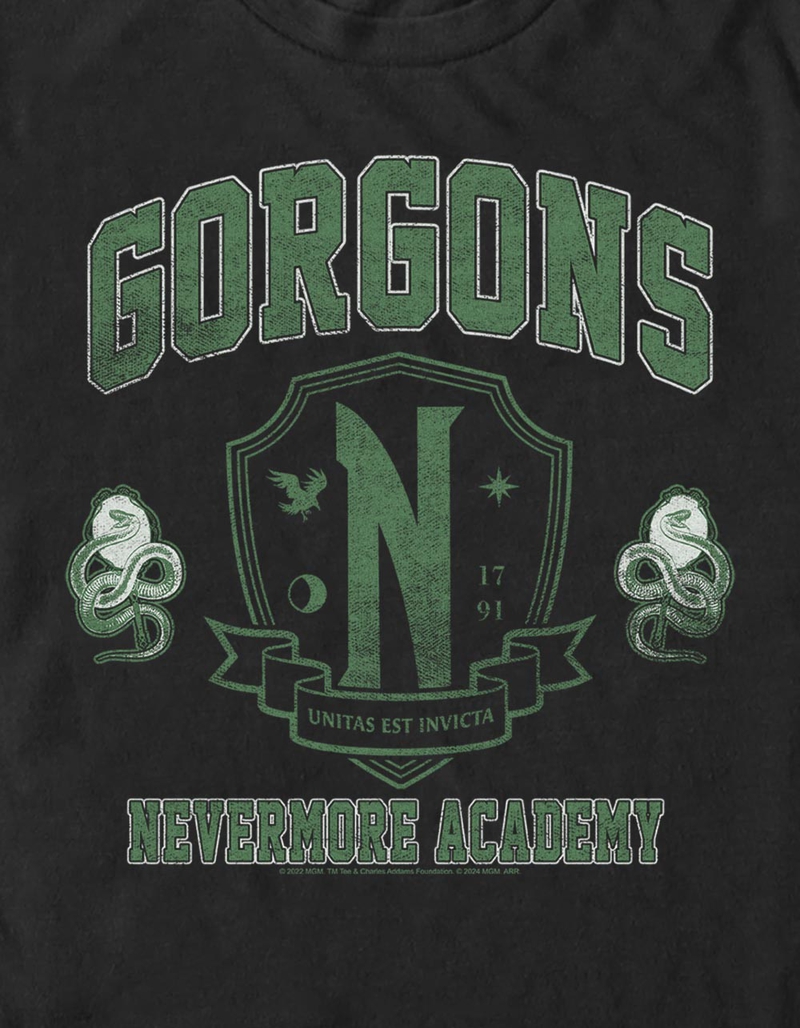 WEDNESDAY Gorgons Nevermore Academy Unisex Tee image number 1