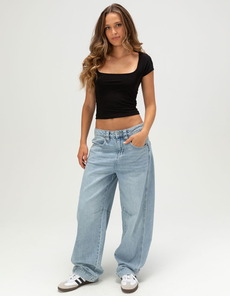 TILLYS Butter Soft Womens Square Neck Tee image number 1