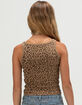 VON DUTCH Leopard Print Girls V-Neck Tank Top image number 4