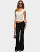 EDIKTED Elza Scalloped Sheer Lace Top image number 5