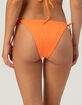 FULL TILT Botanic Trail Textured Tie Side Cheeky Bikini Bottoms image number 4