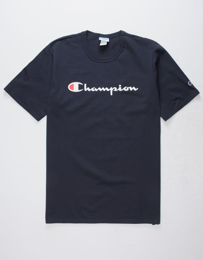 CHAMPION Champion Script Mens T-Shirt image number 0