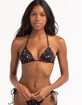 HURLEY Reversible Cosmic Itsy Bitsy Triangle Bikini Top image number 1