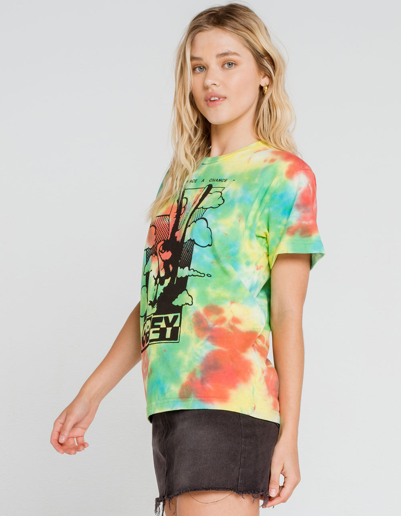 OBEY Give Peace A Chance Womens Tee image number 1