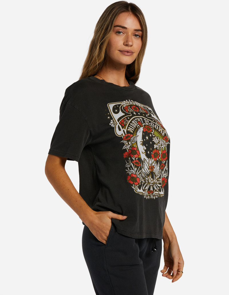 BILLABONG Midnight Blooms Womens Oversized Tee image number 1