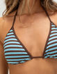 DAMSEL Stripe Triangle Bikini Top image number 3
