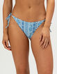 DAMSEL Texture Tie Side Cheeky Bikini Bottoms image number 3