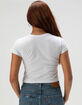 KELSEA BALLERINI Womens Baby Tee image number 3